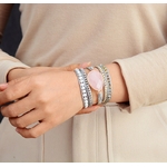 Meghan - Bracelet de tendresse - Amour - Paix intérieur - Quartz rose