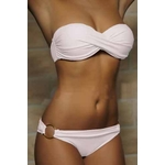 Maillot de bain bandeau - rose poudré - M