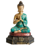 Bouddha thaïlandais méditation vert