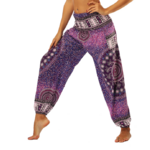 Daya harem pantalon de yoga violet