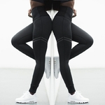 Legging de yoga - Taille haute - Ceinture large -noir - Du S  au XL