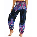 Pantalon-de-Yoga-Harem-pour-femmes-2-poches-imprim-Boho-ample-Hippie-Palazzo-Baggy-gitane