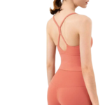 Shanti - Ensemble de yoga V shape corail
