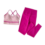 Mudra-ensemble de yoga coloré fuschia