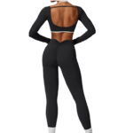 Yogia - Ensemble de Yoga manches longues black