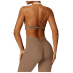 Yogia - Ensemble de Yoga manches longues mocha