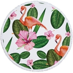 Serviette de plage - Tapis de méditation - 150 CM - Motifs Jungle - vacances