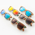 Passion yoga - Lunettes de soleil Colorblock - Bambou naturel - Mixte