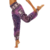 Daya harem pantalon de yoga indien boho violet