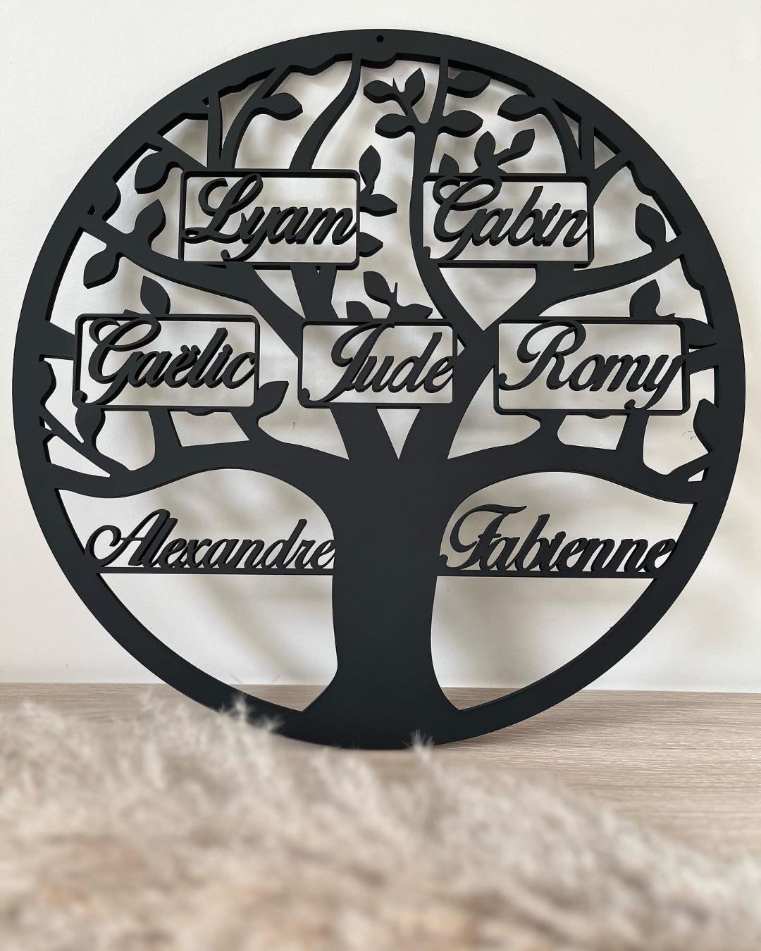 Arbre de vie mural, personnalisé pour votre amour et votre famille