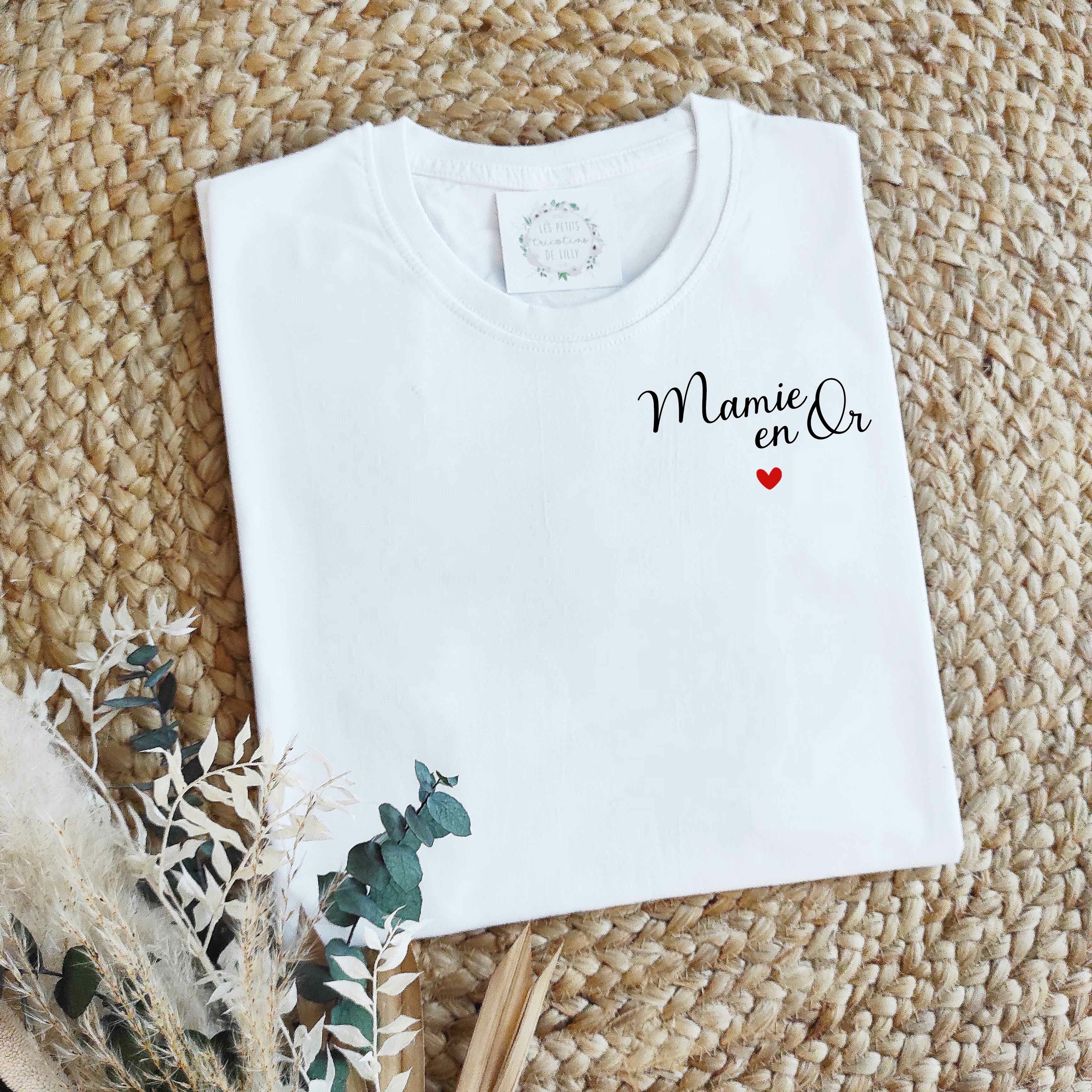 Tee shirt personnalisé discount mamie