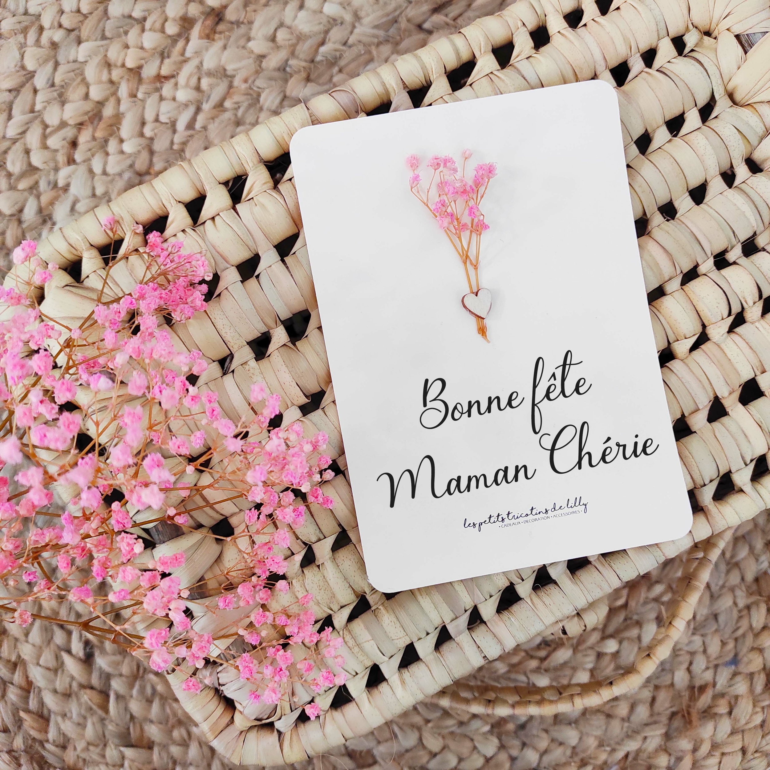 CADRE AFFICHE MAMIE ET SES PETITS COEURS - LOVELY - CADEAUX/MAMIE - Les  petits Tricotins de lilly