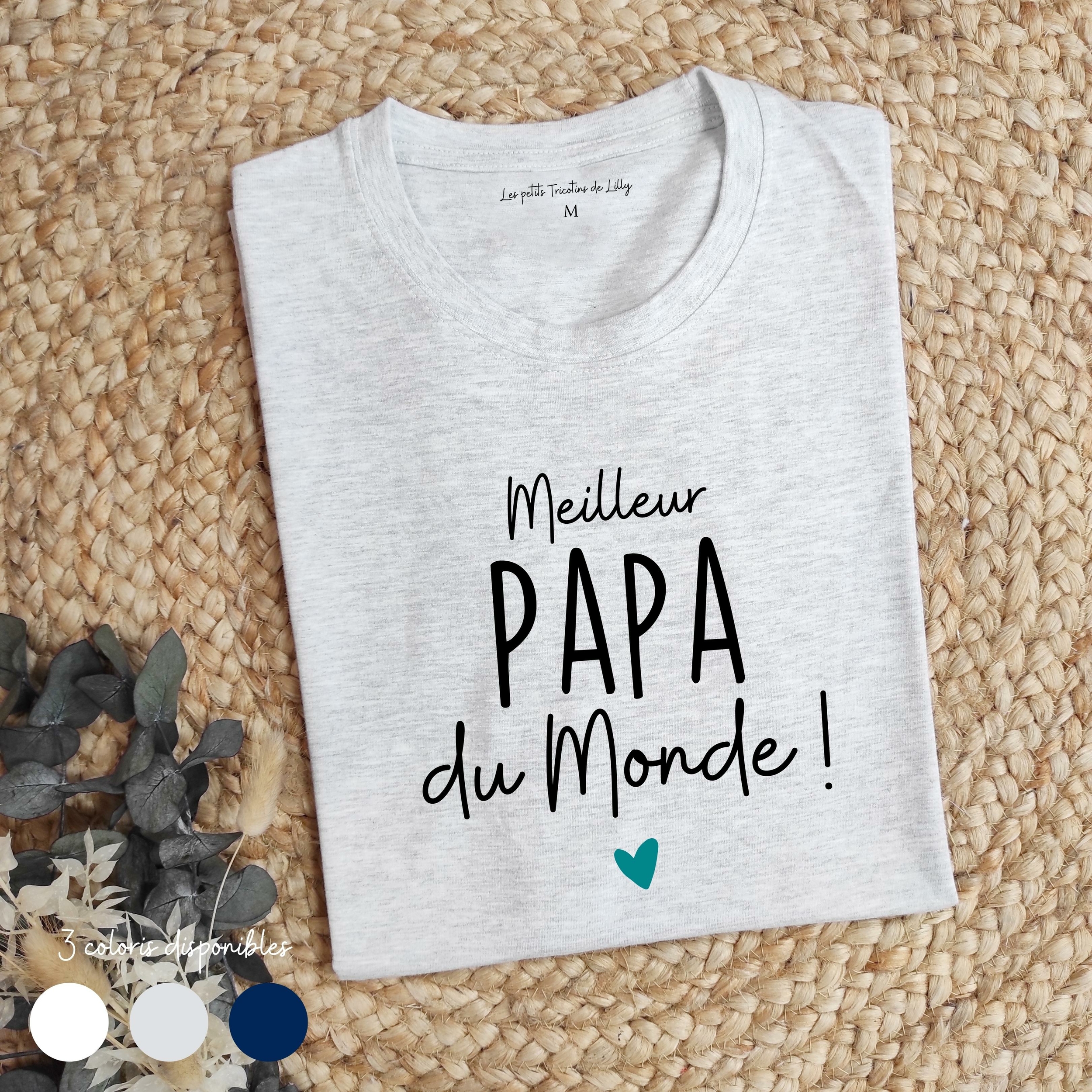 Tee shirt meilleur papa du online monde