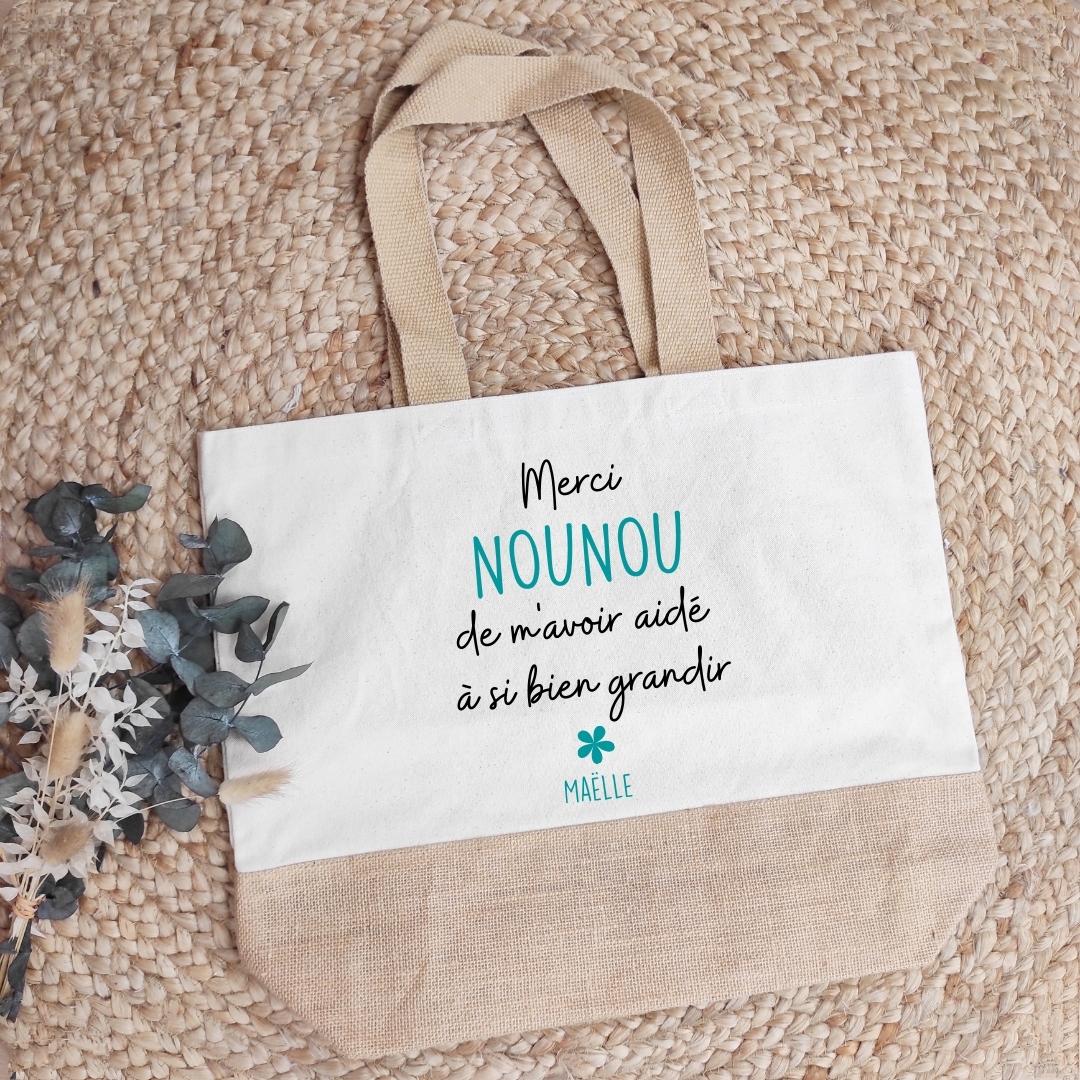 Coffret SAC EN TOILE DE JUTE – Bienvenue chez nous.bcn