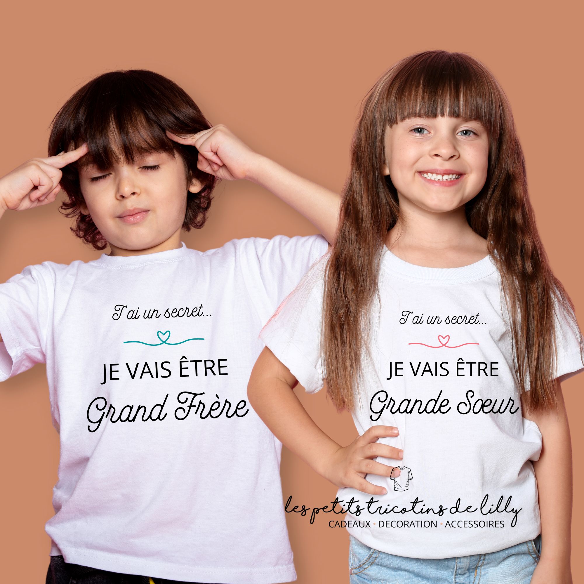 Je vais être grande-soeur - future grande soeur' T-shirt Enfant