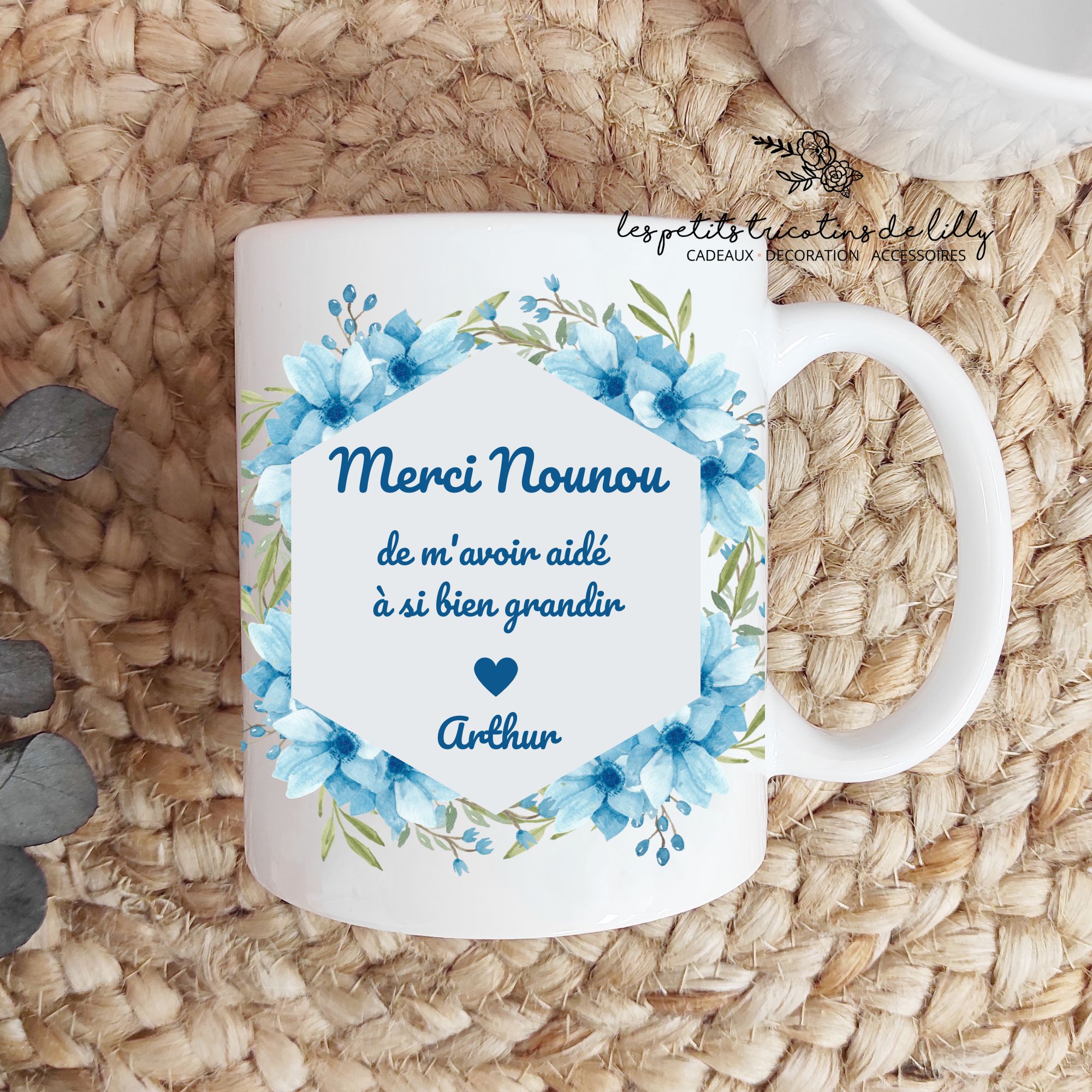 Tasse Merci Nounou Personnalisable