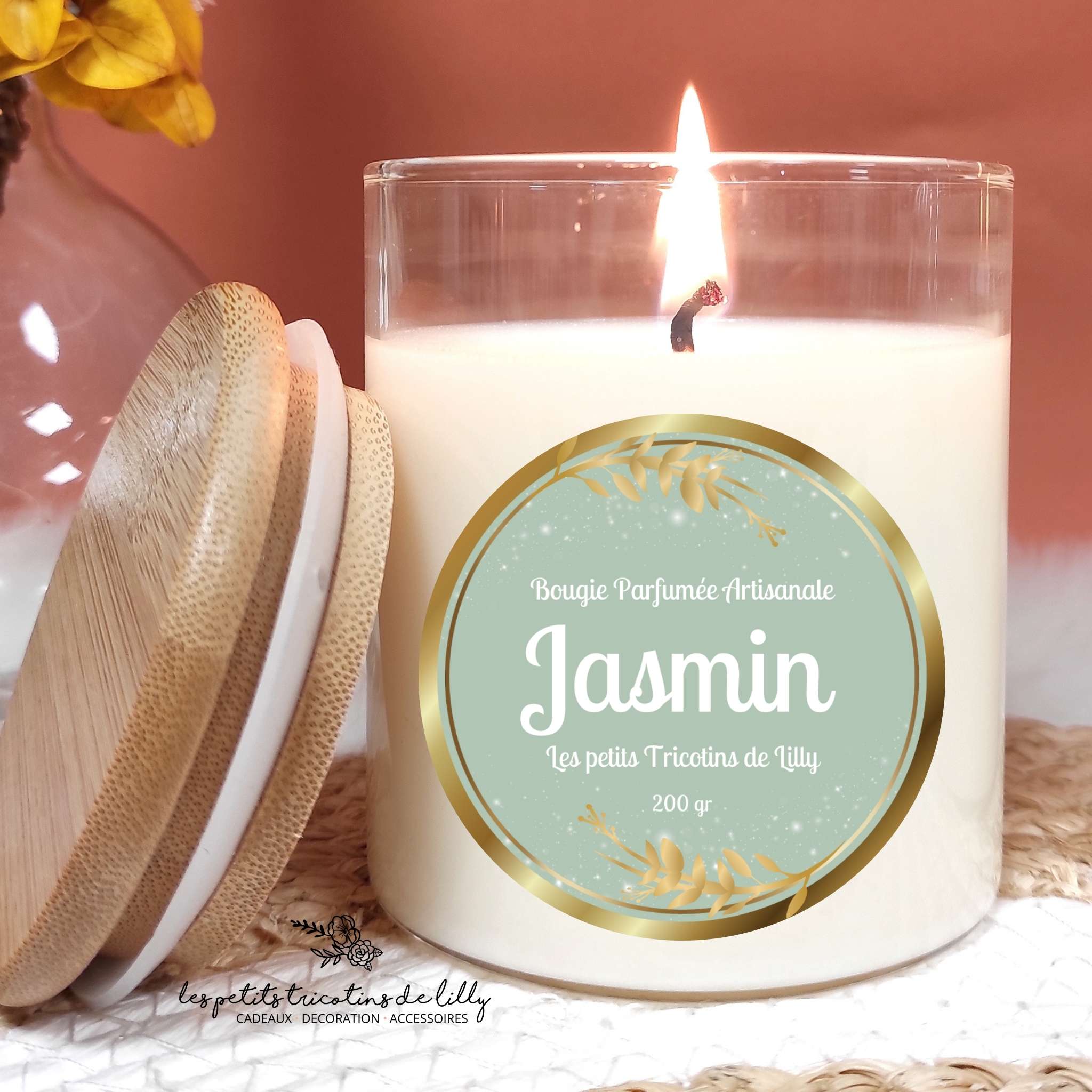 La Jolíe Muse Bougie Parfumée à La Vanille Et Au Tabac, Bougie De Soja