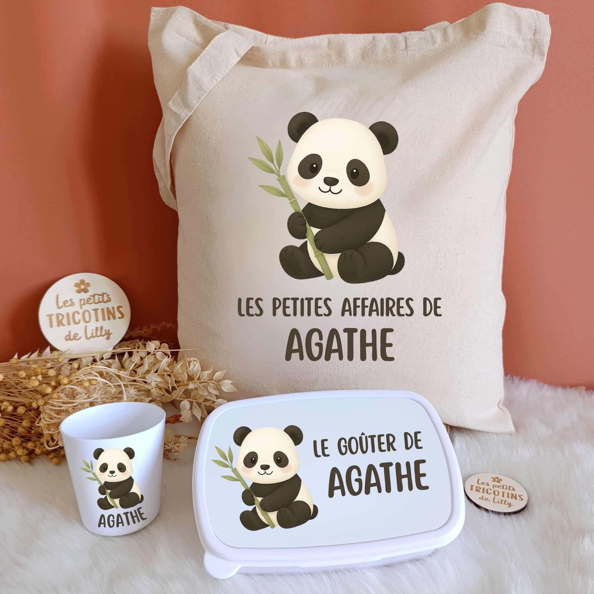 Pack rentrée scolaire panda