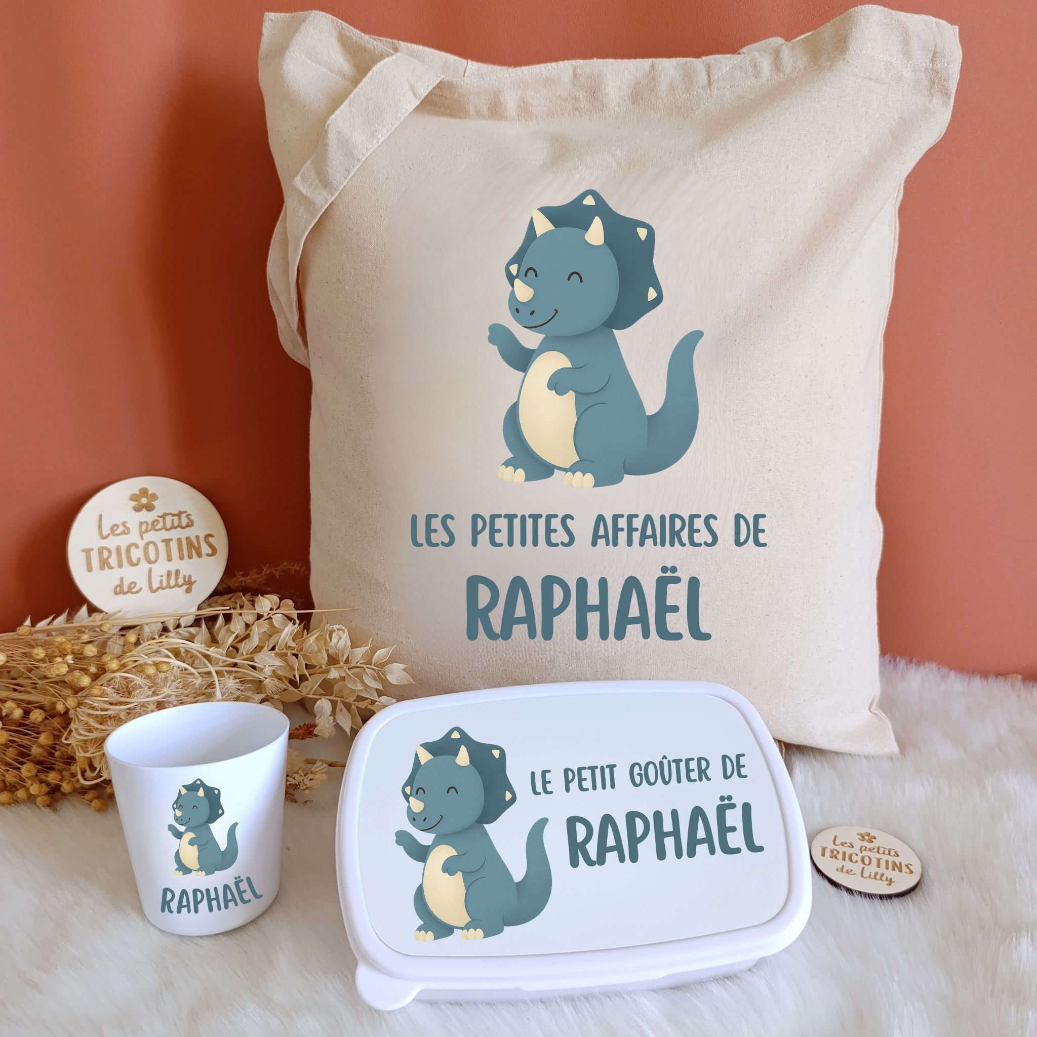 pack rentrée scolaire triceratops