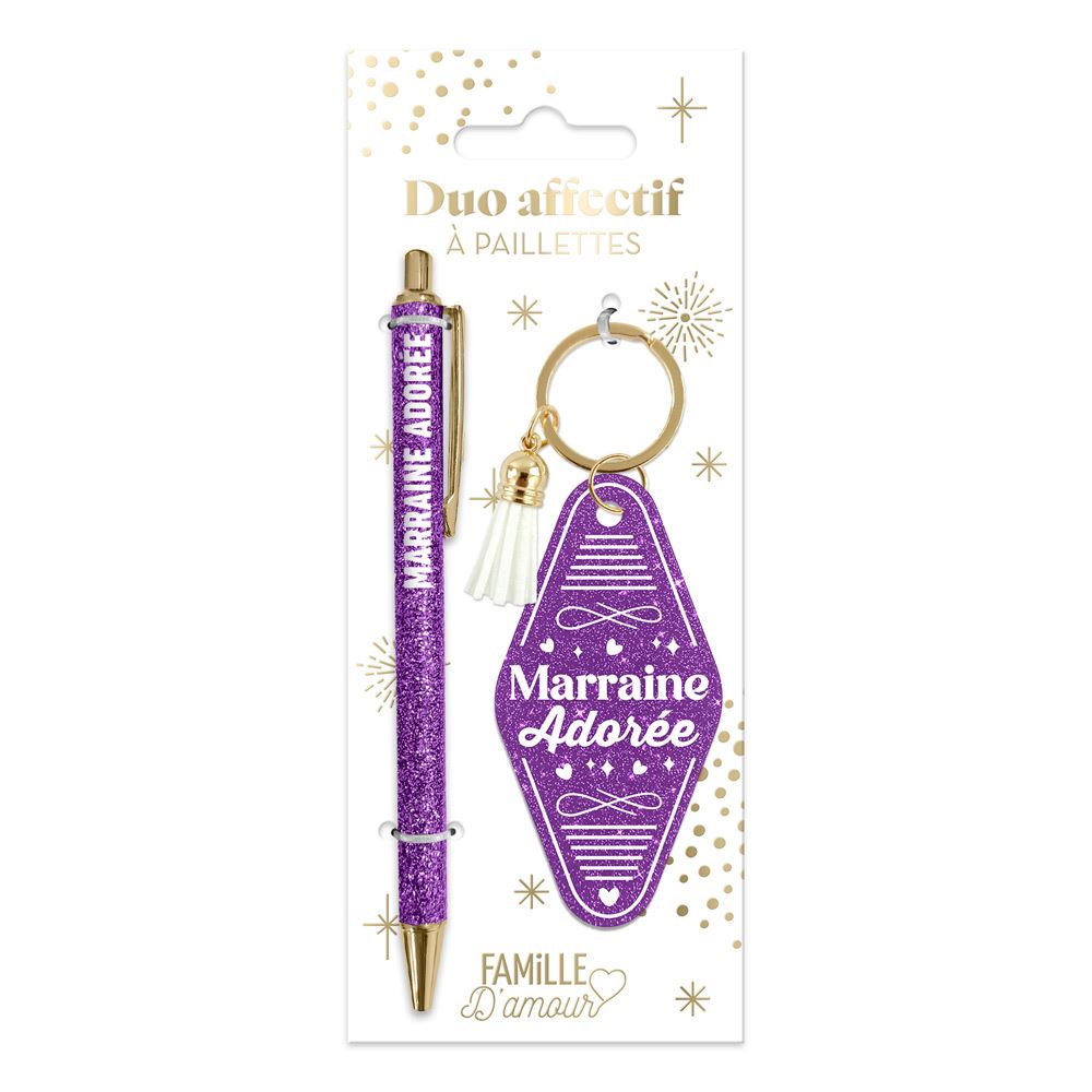 duo-paillettes-porte-clés-stylo-marraine-adorée-cadeau-marraine (1)