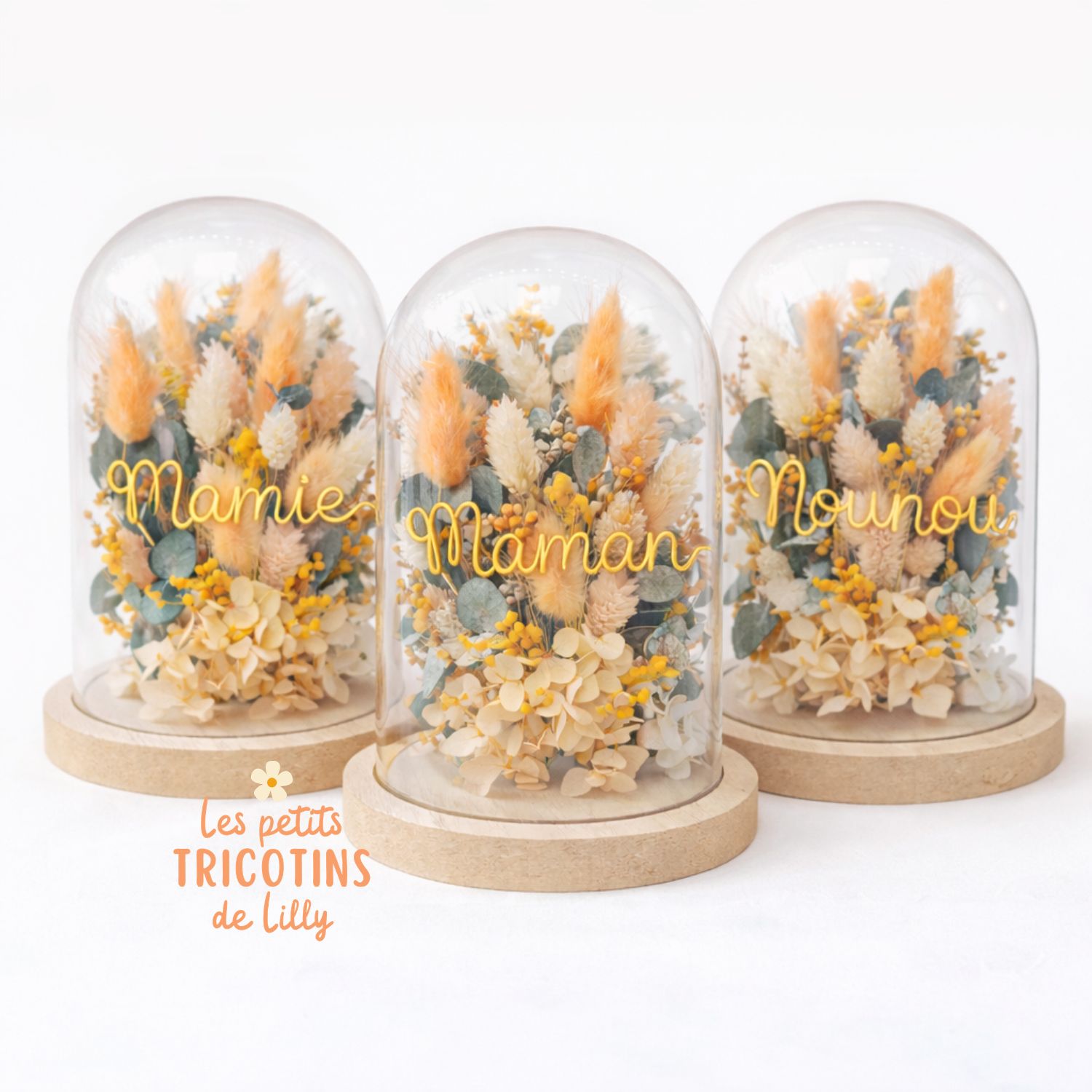 cloche-fleurs-sechees-personnalisee-fil-dore-mamie-maman-nounou-cadeau