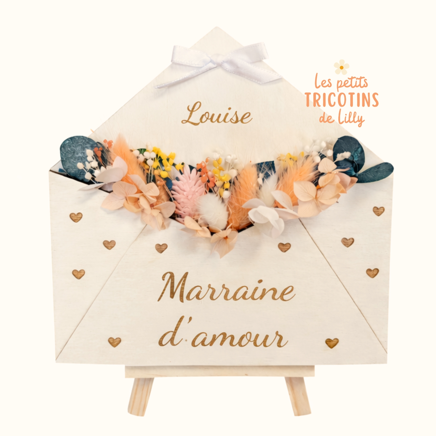 enveloppe-fleurie-personnalisee-cadeau-marraine-idée-cadeau-original