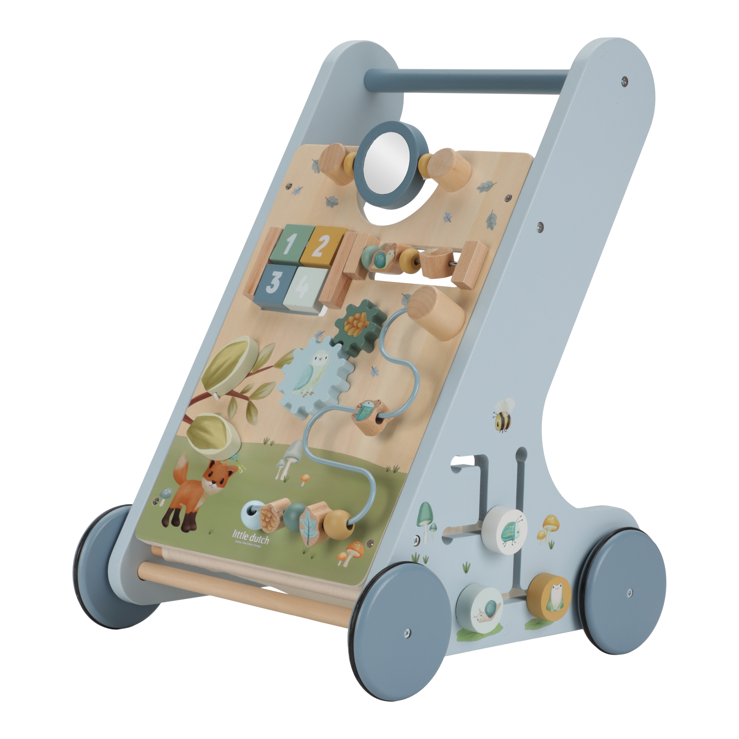 chariot-marche-bois-forest-friends-little-dutch-1