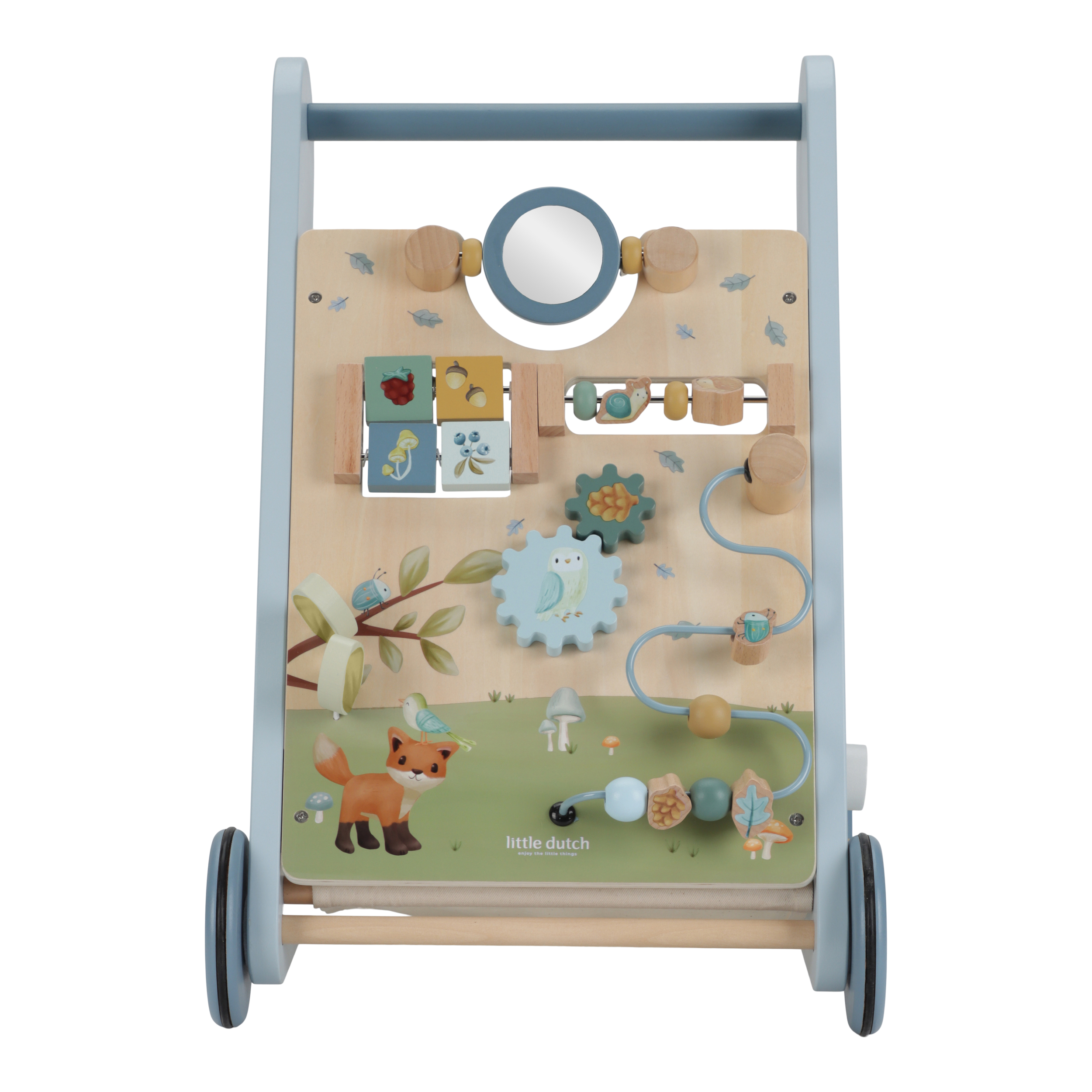 chariot-marche-bois-forest-friends-little-dutch-2