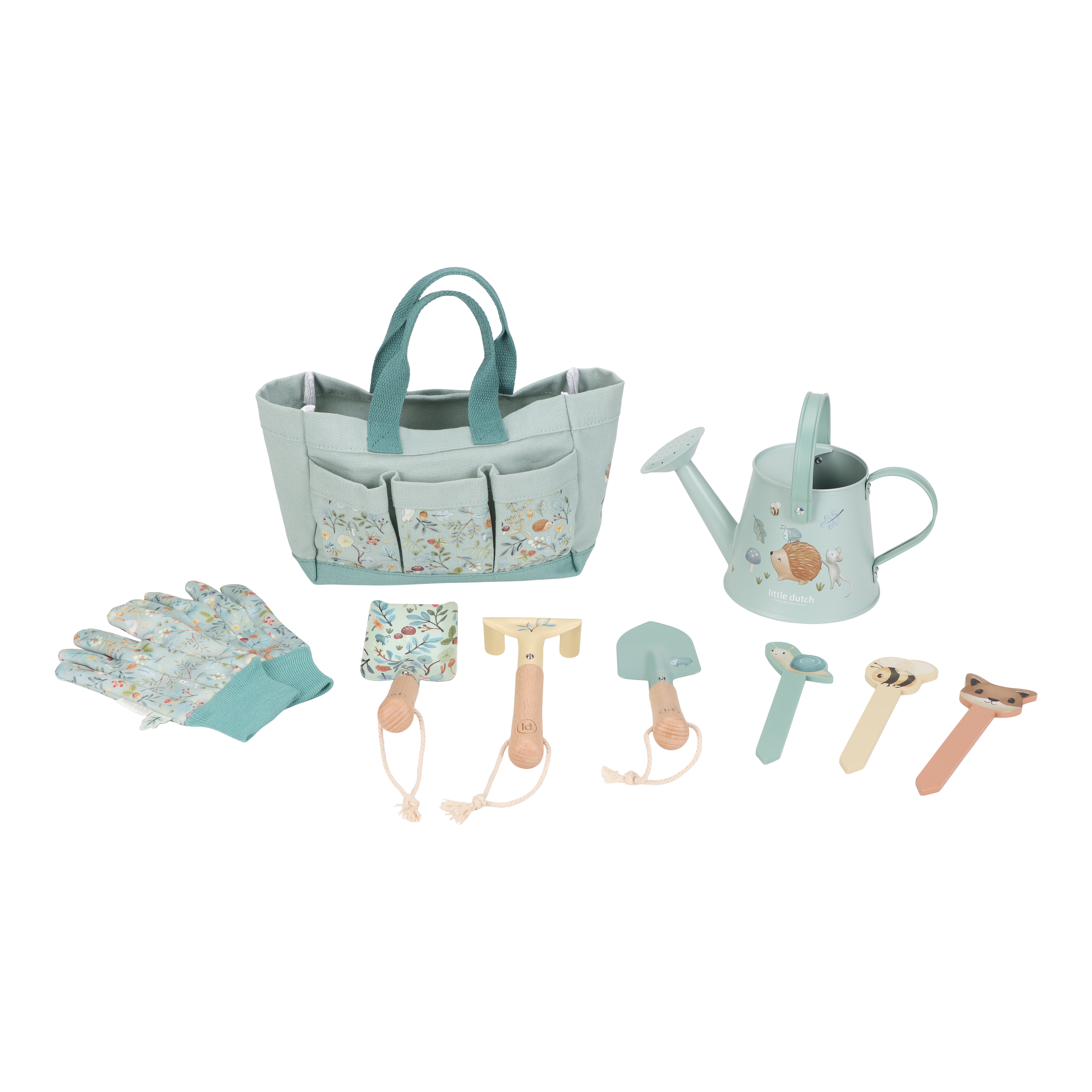coffret-jardinage-enfant-10-pieces-forest-friends-little-dutch.