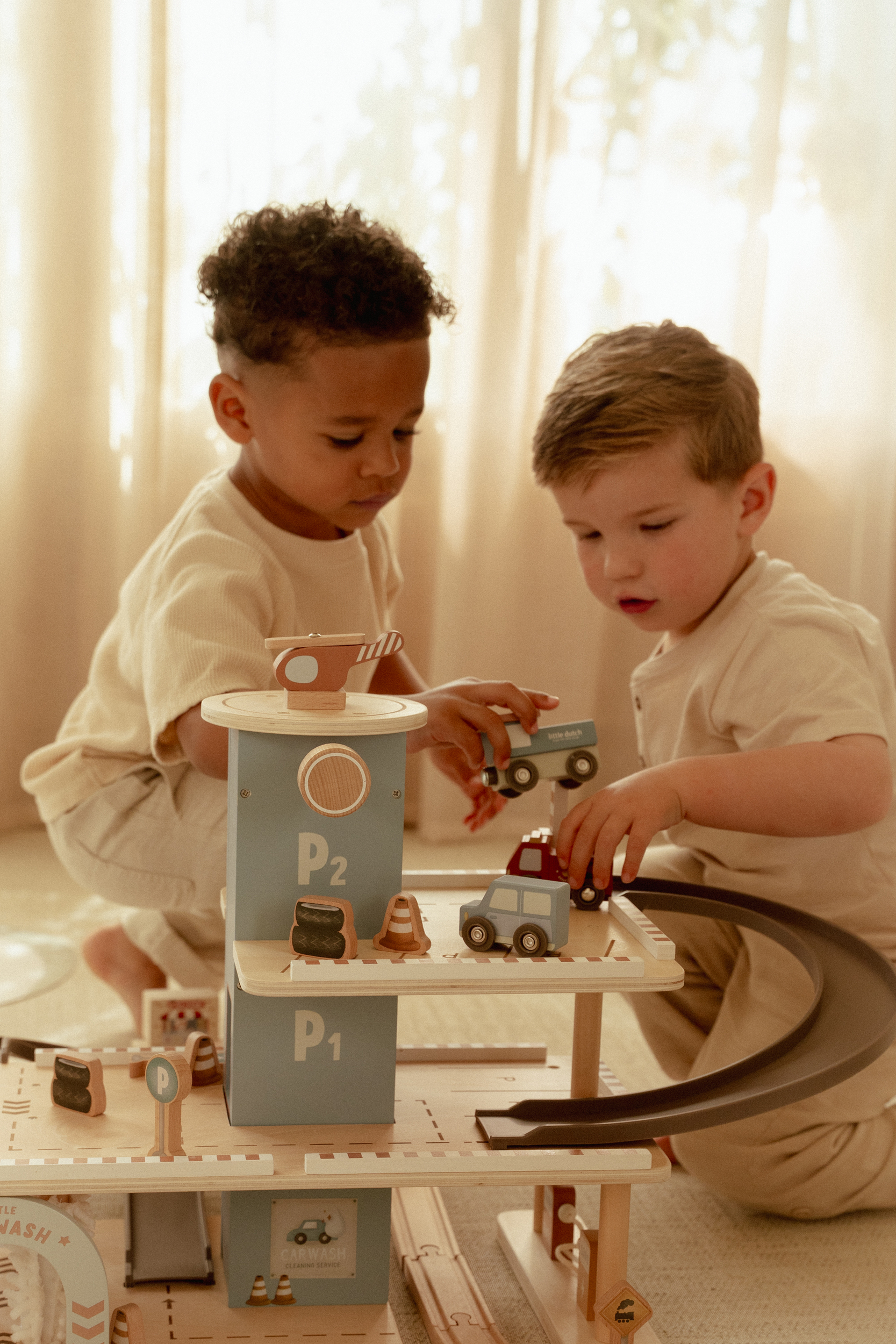garage-bois-little-dutch-enfant-jeu-voiture-3-ans-4