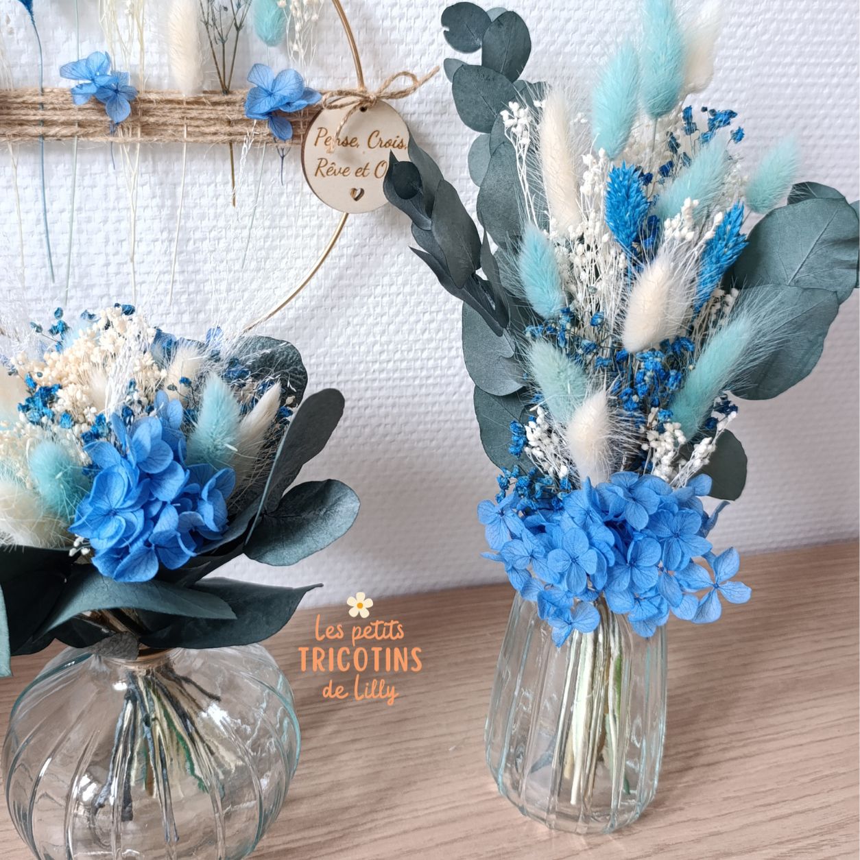 composition-fleurs-sechees-bleu-decoration-mariage-bapteme-centre-table (4)