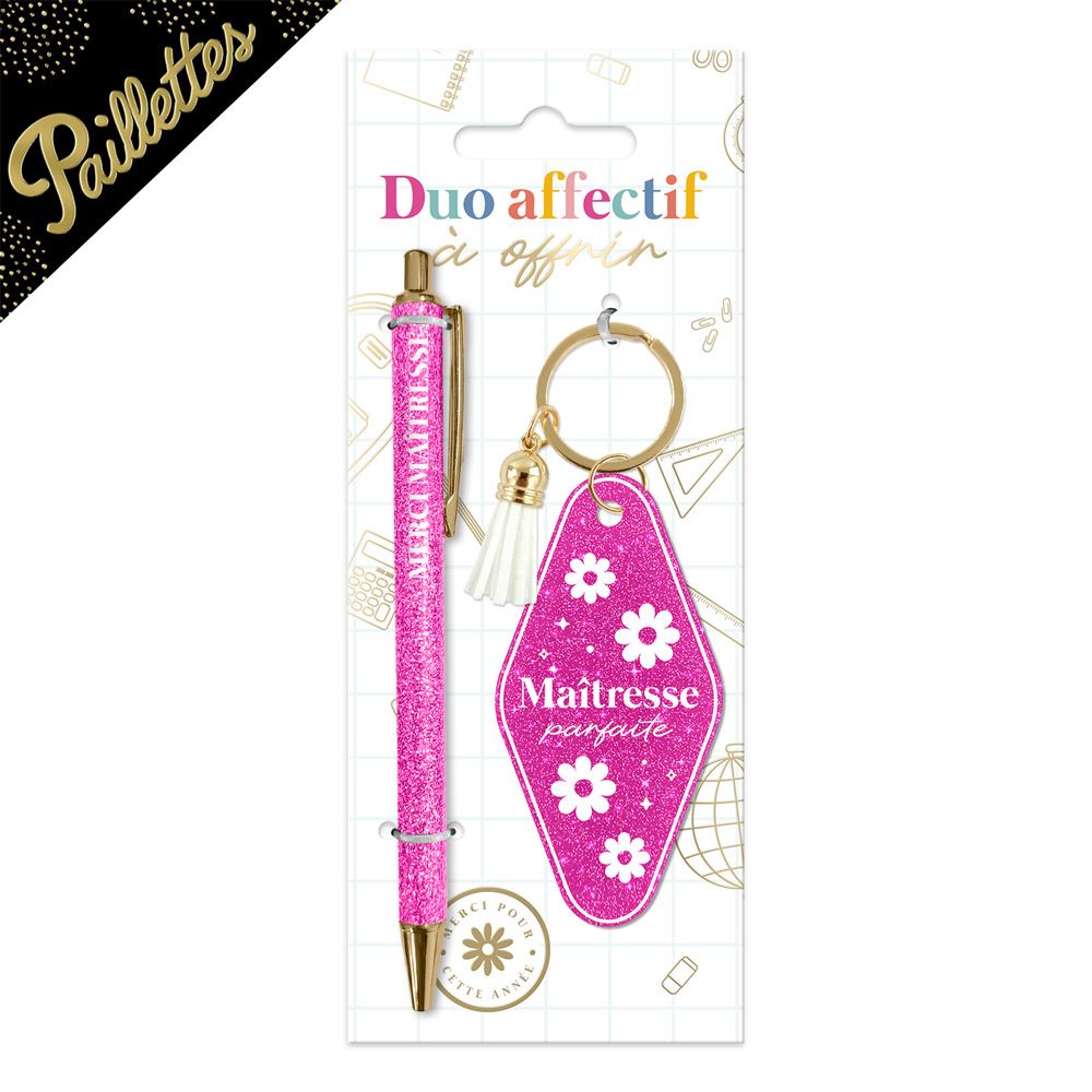 duo-porte-cles-stylo-maîtrsse-parfaite-cadeau-fin-année-scolaire (1)
