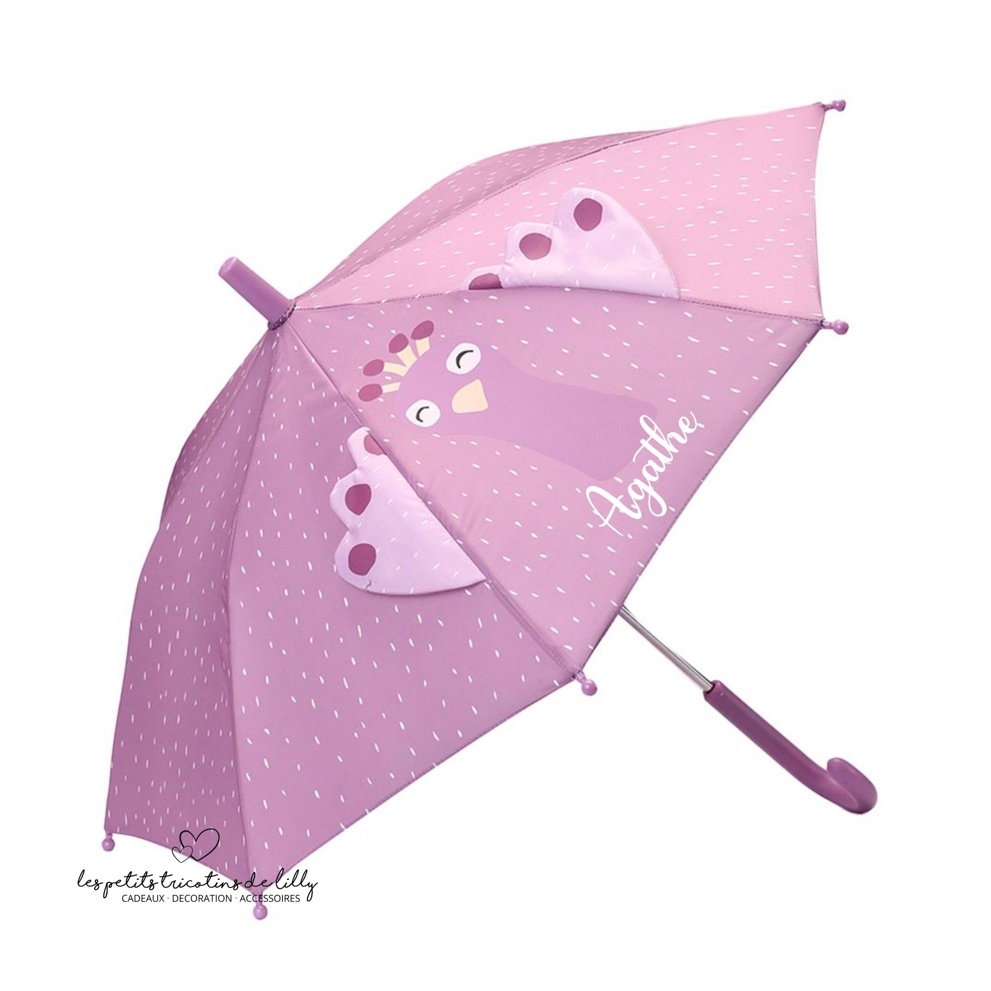 parapluie-enfant-personnalisé-trixie-paon-cadeau-enfant