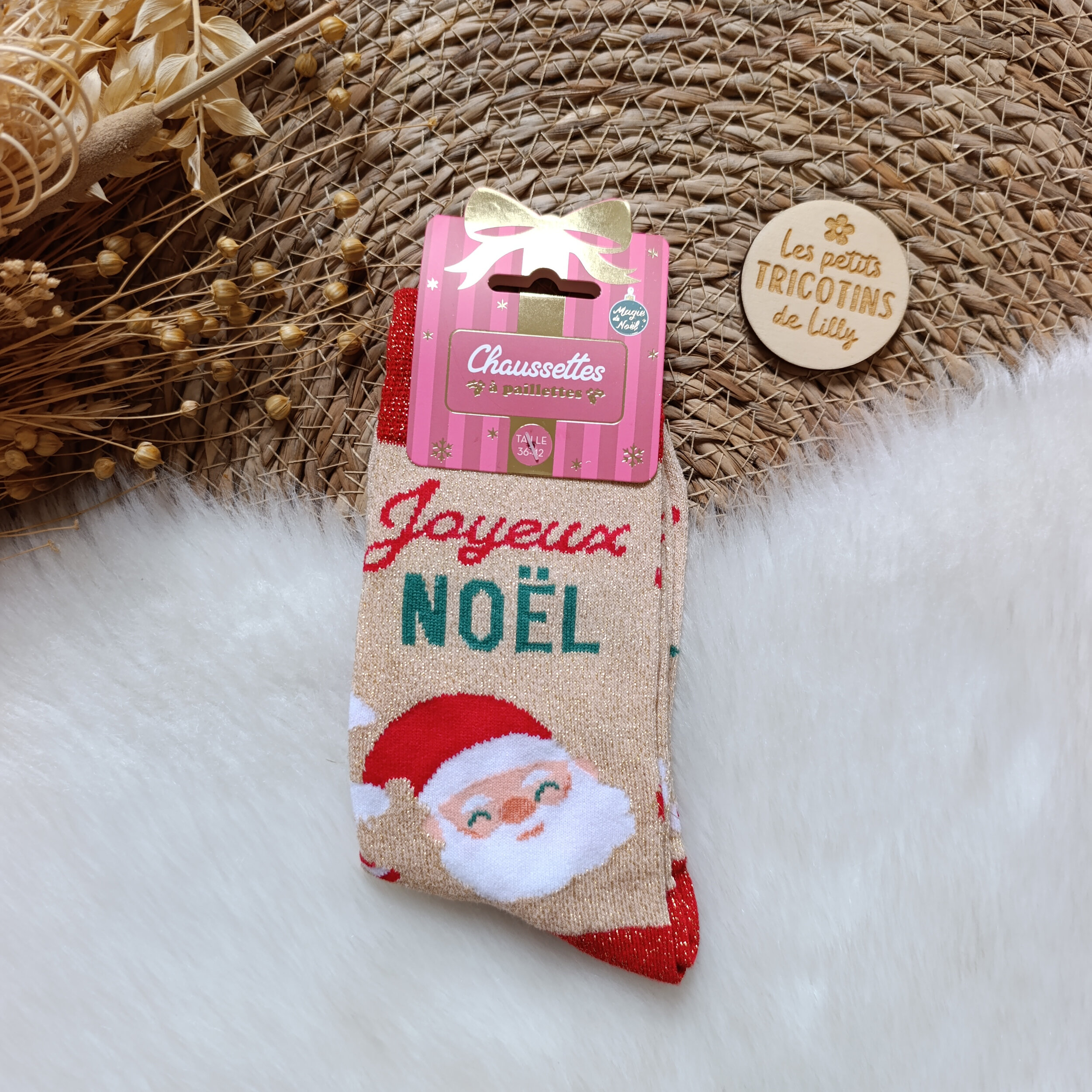 chaussettes-paillettes-noël-joyeux-noël-cadeau-noël-secret-santa