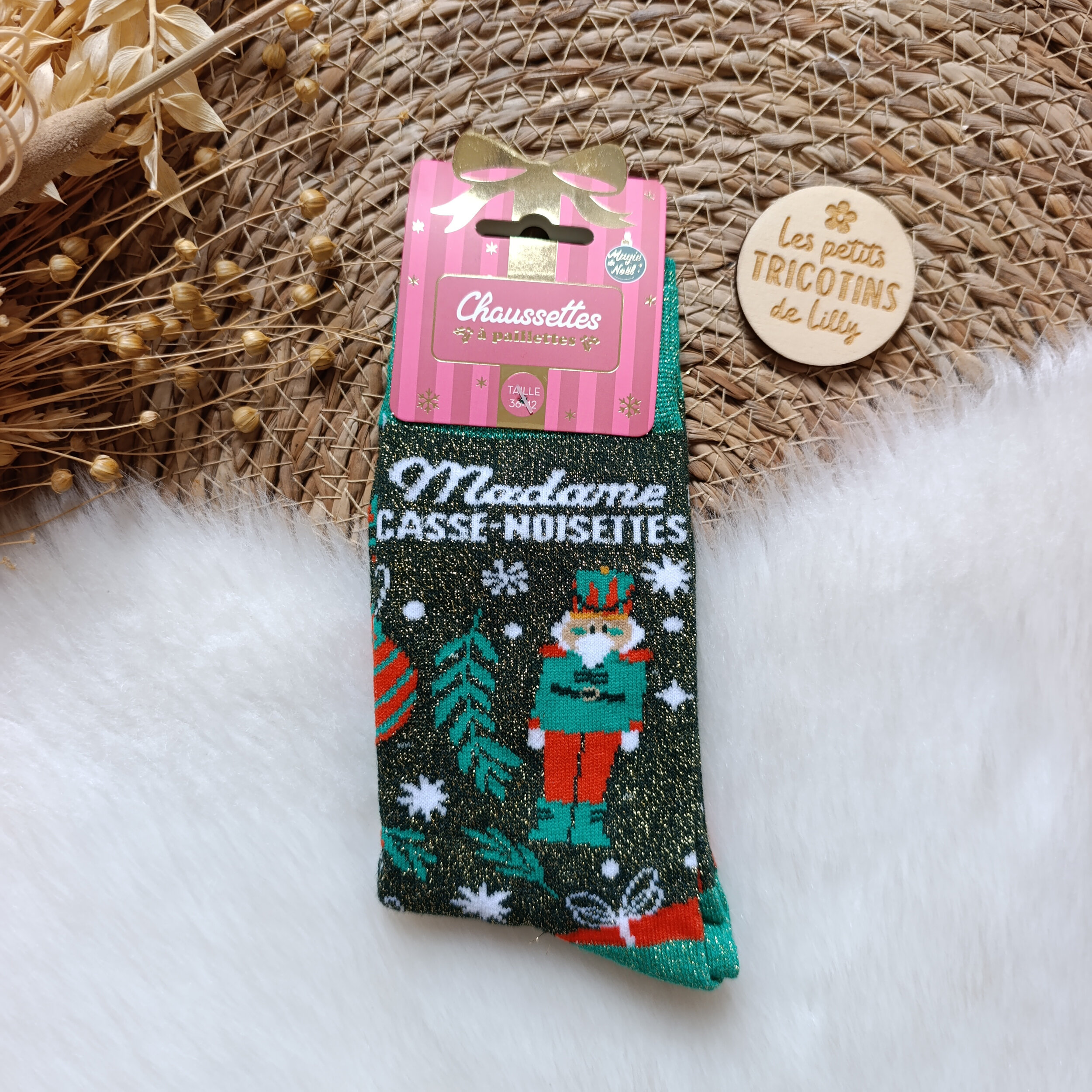 chaussettes-paillettes-noël-madame-casse-noisette-cadeau-noël-secret-santa