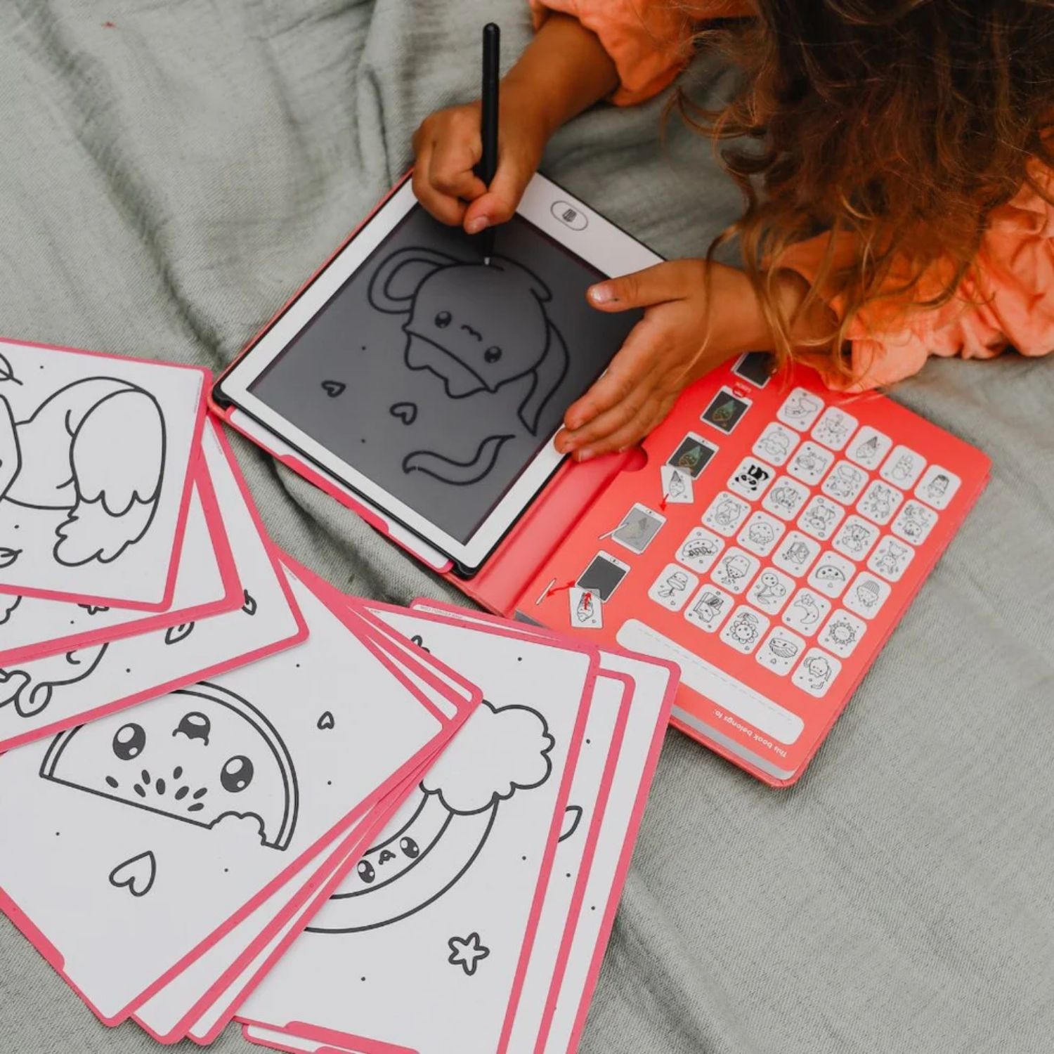 kidydraw mini tablette dessin kawai cadeau enfant 7