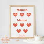 cadre-affiche-coeurs-prénoms-cadeau-maman-mamie-coeurs