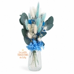 composition-fleurs-sechees-bleu-decoration-mariage-bapteme-centre-table