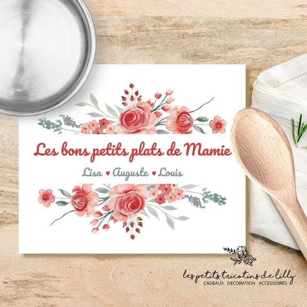TABLIER MAMIE - CADEAUX/MAMIE - Les petits Tricotins de lilly