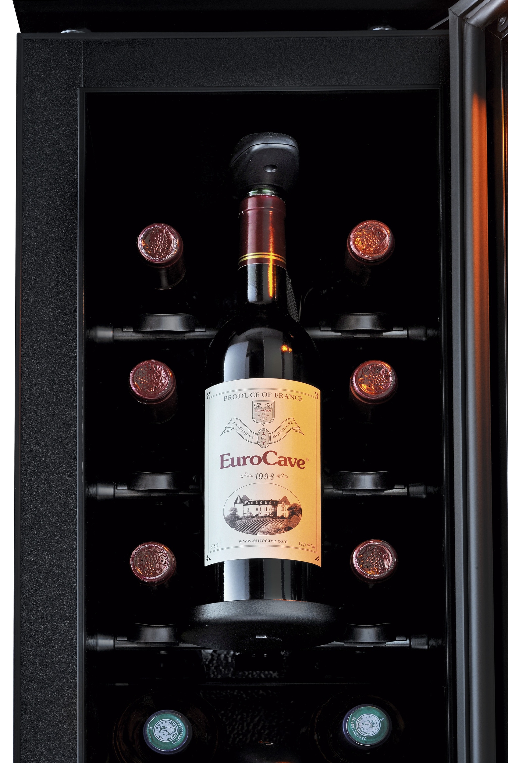 EuroCave Tête à Tête Petit Bar à Vin de salon, cave à vins