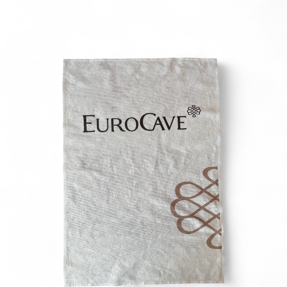 Essuie Verre Microfibre marqué EuroCave