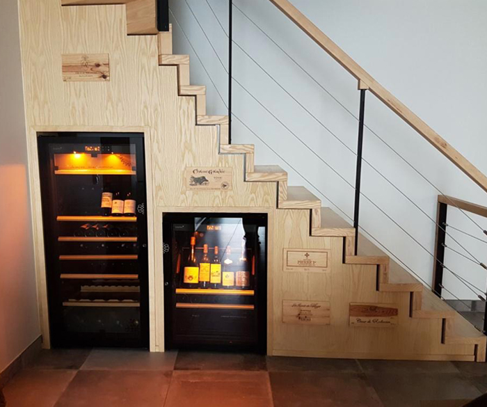 eurocave pure sous escalier 700x585