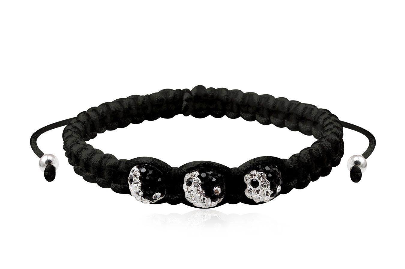 bracelet-yin-yang-soie-macramé-shamballa-homme-cristal-préciosa-argent-noir-PHW0957