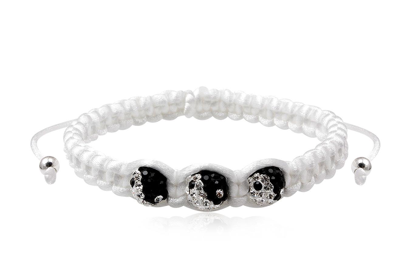 bracelet-macramé-soie-homme-shamballa-yin-yang-cristal-préciosa-argent-blanc-PHW0958