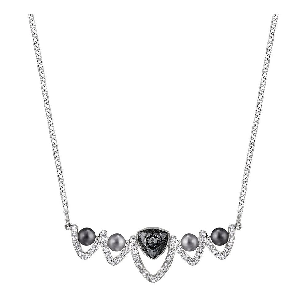 Collier Vintage SK Paris - Argent Sterling & Perles Blanches - Pendentif Gland - Rare Et En TBE
