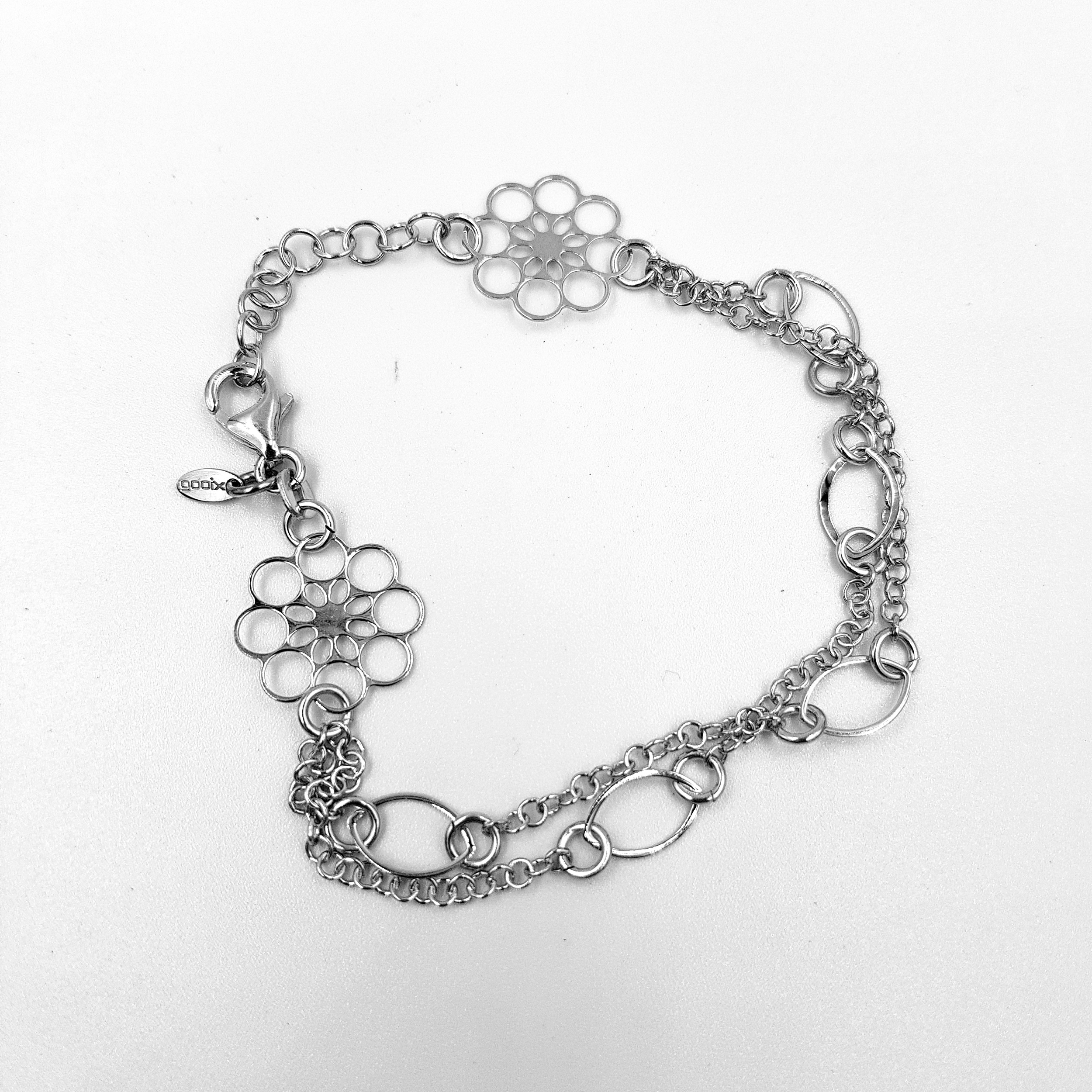 bracelet-fleur-argent-925-plaqué-rhodium-femme-fille