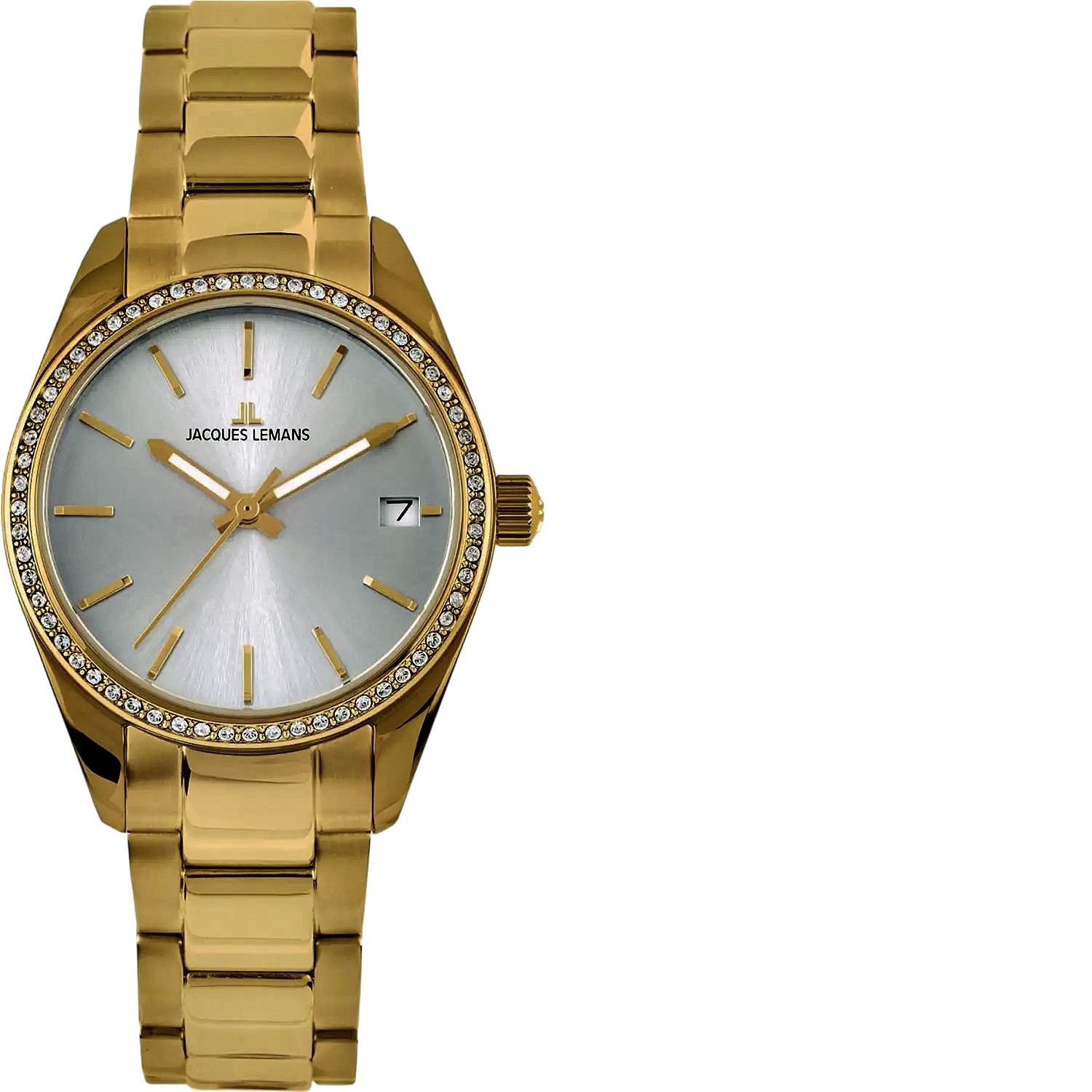 montre-bracelet-femme-dorée-Jacques Lemans Derby 1-2133C-cristal-swarovski