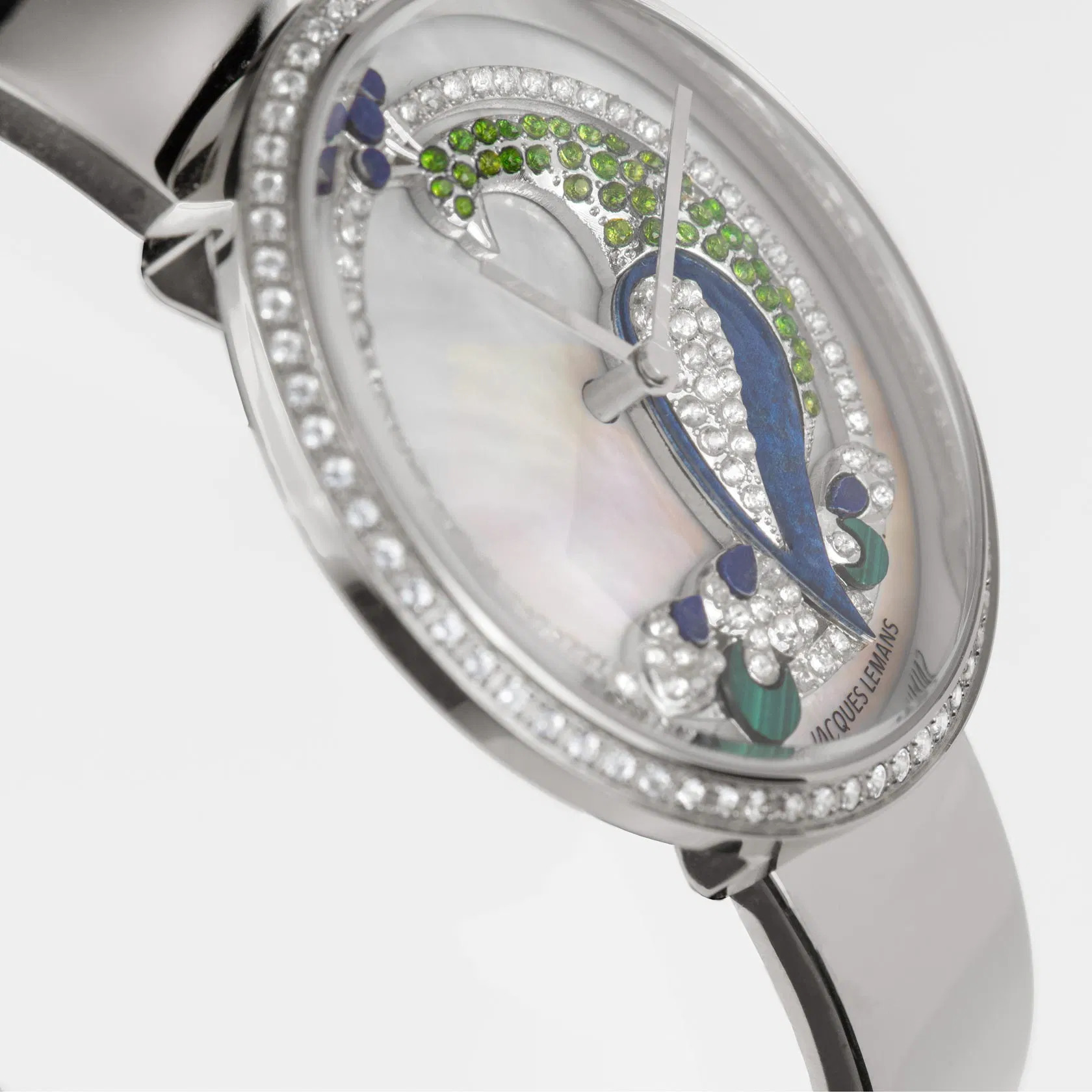 Jacques Lemans Design 1-2136G-montre-bracelet-femmes-cristaux-swarovski-paon