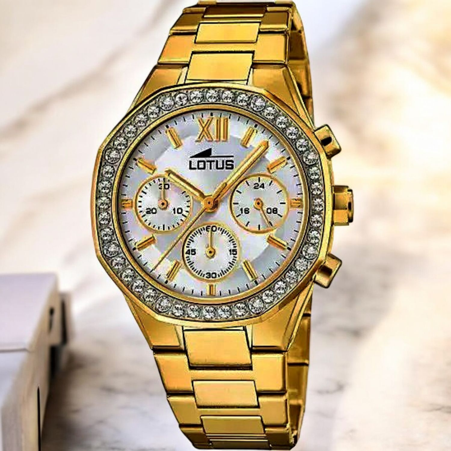 Montre Lotus Montre Femme Bracelet Acier Bicolore Lotus Montre