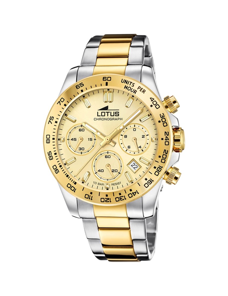 montre-bracelet-Lotus Freedom Collection 18913_2-chronographe-homme-bicolore